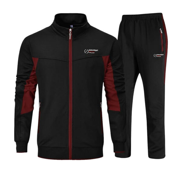 Custom Tracksuits Style Red Black