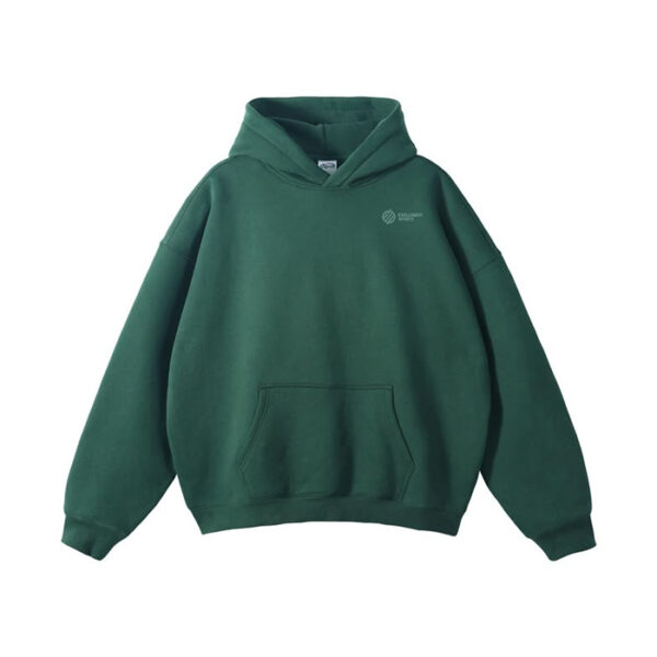 Women Solid Basic Fleece Letter Loose Hoodie