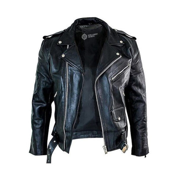 Men's Faux Leather Jacket Biker Jacket Motorcycle Jacket