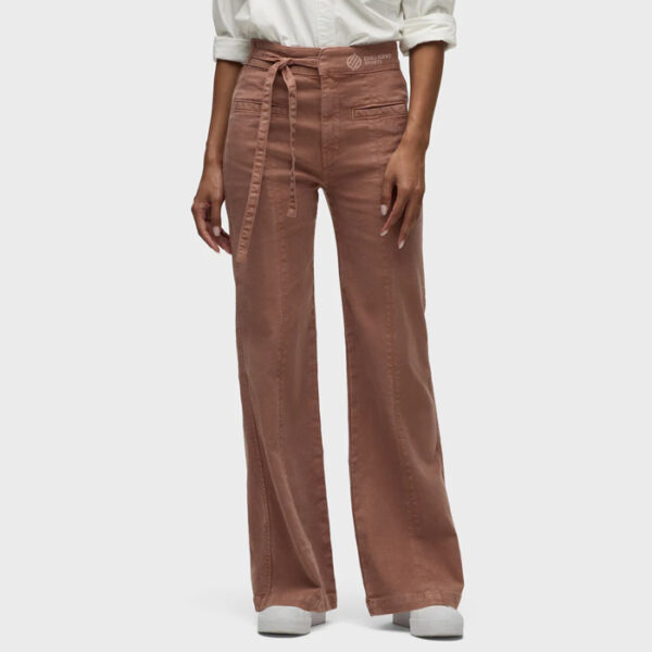 Tie Waist Brown Trouser Pant